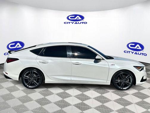 Platinum White Pearl 2023 Acura Integra A-SPEC Technology