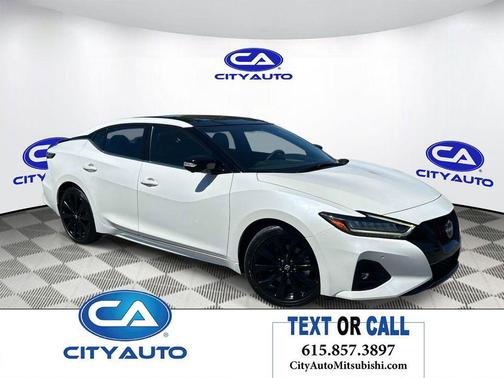 Pearl White Tricoat 2023 Nissan Maxima SR Xtronic CVT