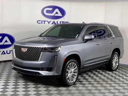 Satin Steel Metallic 2021 Cadillac Escalade Premium Luxury