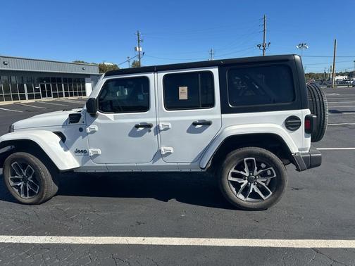 Bright White Clearcoat 2024 Jeep Wrangler 4xe Sport S