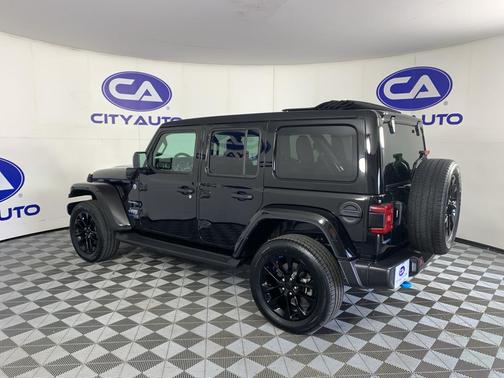 Black Clearcoat 2023 Jeep Wrangler 4xe Sahara