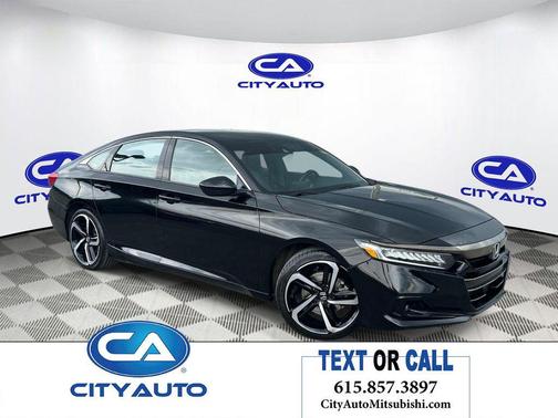 Crystal Black Pearl 2022 Honda Accord Sport 1.5T