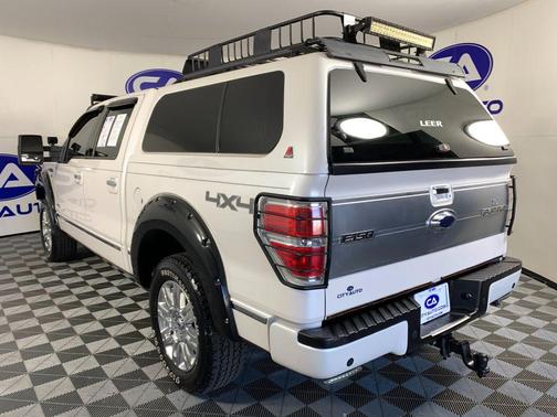 White Platinum Metallic Tri-Coat 2012 Ford F-150 Platinum