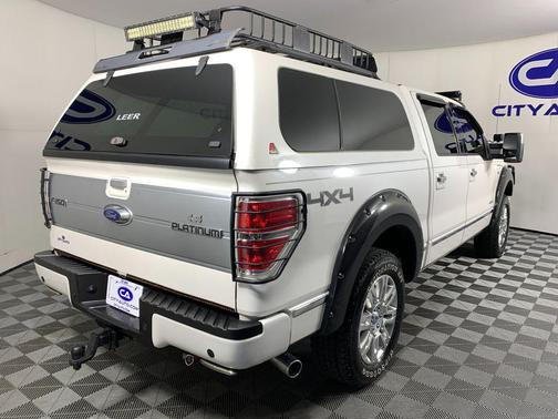 White Platinum Metallic Tri-Coat 2012 Ford F-150 Platinum