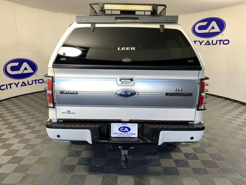 White Platinum Metallic Tri-Coat 2012 Ford F-150 Platinum