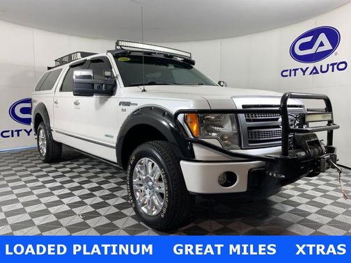 White Platinum Metallic Tri-Coat 2012 Ford F-150 Platinum