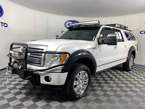 White Platinum Metallic Tri-Coat 2012 Ford F-150 Platinum