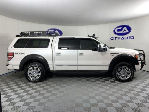 White Platinum Metallic Tri-Coat 2012 Ford F-150 Platinum