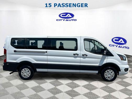 Oxford White 2024 Ford Transit-350 XLT