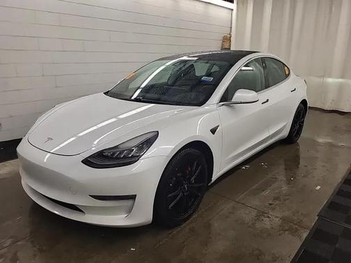 Pearl White Multi-Coat 2019 Tesla Model 3 Long Range