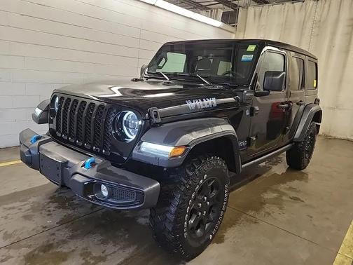 Black Clearcoat 2023 Jeep Wrangler 4xe Willys