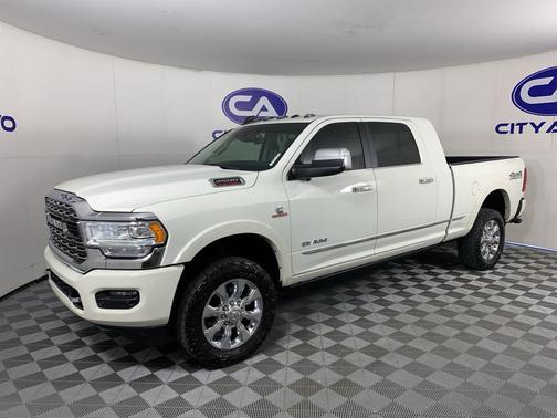 Pearl White 2021 RAM 2500 Limited Mega Cab 4x4 6'4' Box