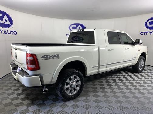 Pearl White 2021 RAM 2500 Limited Mega Cab 4x4 6'4' Box