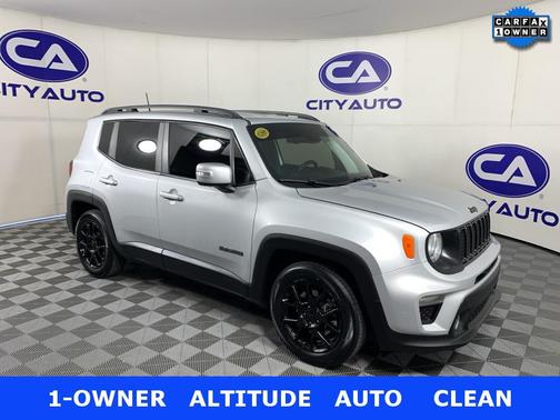 Glacier Metallic Clearcoat 2020 Jeep Renegade Altitude