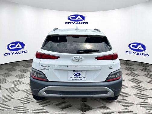 Lunar White 2023 Hyundai KONA Limited