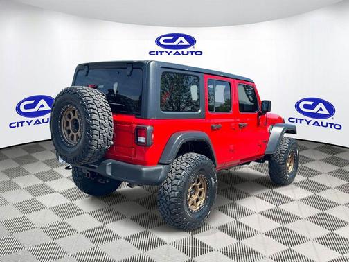 Firecracker Red Clearcoat 2022 Jeep Wrangler Unlimited Sport Altitude