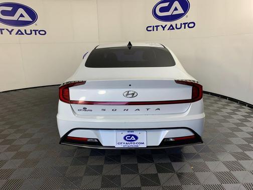 Quartz White 2021 Hyundai SONATA SE