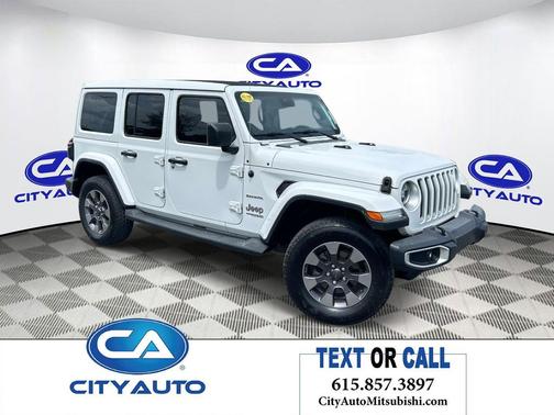 Bright White Clearcoat 2019 Jeep Wrangler Unlimited Sahara