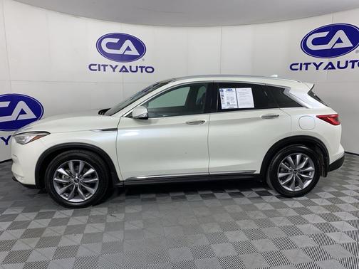 Majestic White 2019 INFINITI QX50 Luxe
