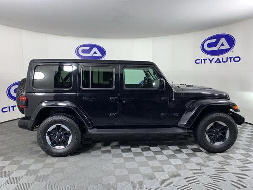 Black Clearcoat 2021 Jeep Wrangler Unlimited 4xe Sahara High Altitude