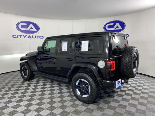 Black Clearcoat 2021 Jeep Wrangler Unlimited 4xe Sahara High Altitude