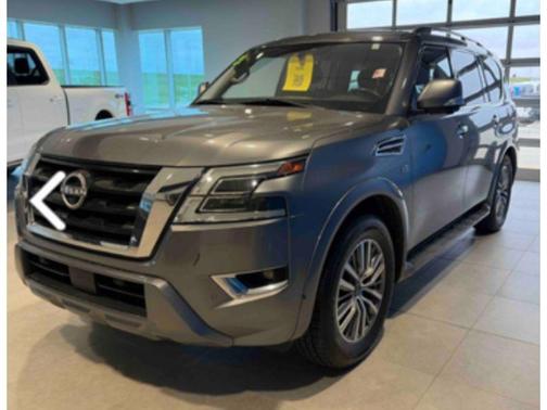 Gun Metallic 2021 Nissan Armada SL 2WD