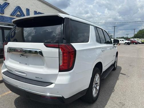 Summit White 2021 GMC Yukon SLT