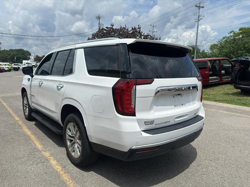 Summit White 2021 GMC Yukon SLT
