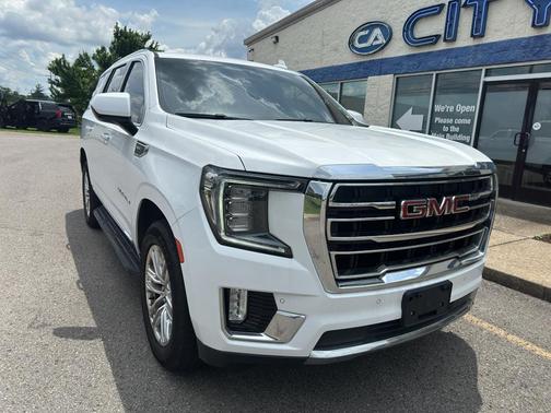 Summit White 2021 GMC Yukon SLT