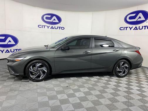 Amazon Gray 2025 Hyundai ELANTRA Sport