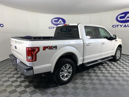 White Platinum Metallic Tri-Coat 2017 Ford F-150 Lariat