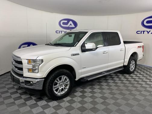 White Platinum Metallic Tri-Coat 2017 Ford F-150 Lariat