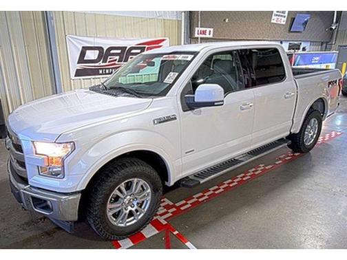 White Platinum Metallic Tri-Coat 2017 Ford F-150 Lariat