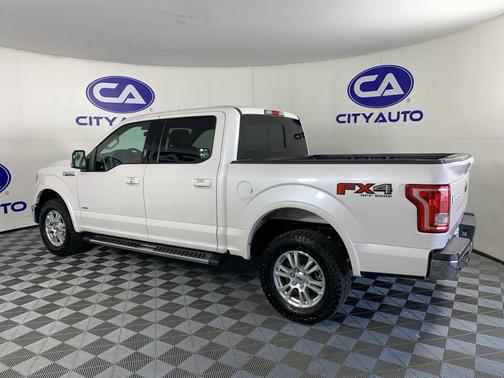 White Platinum Metallic Tri-Coat 2017 Ford F-150 Lariat