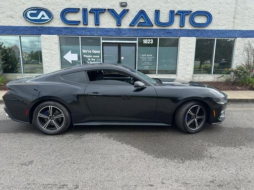 Shadow Black 2025 Ford Mustang EcoBoost