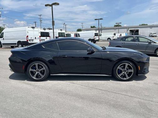 Shadow Black 2025 Ford Mustang EcoBoost