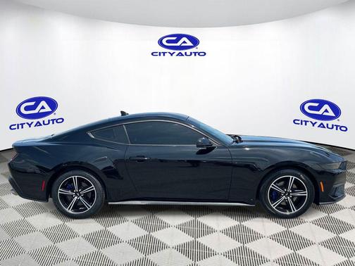 Shadow Black 2025 Ford Mustang EcoBoost