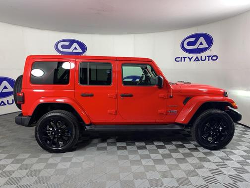 Firecracker Red Clearcoat 2022 Jeep Wrangler Unlimited 4xe Sahara