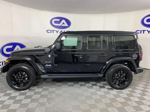 Black Clearcoat 2023 Jeep Wrangler 4xe Sahara