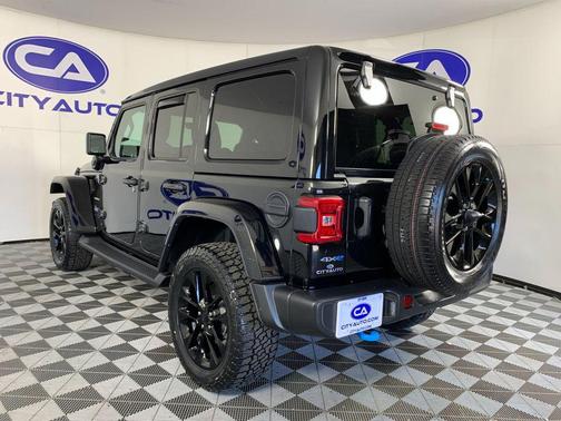 Black Clearcoat 2023 Jeep Wrangler 4xe Sahara