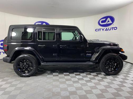 Black Clearcoat 2023 Jeep Wrangler 4xe Sahara