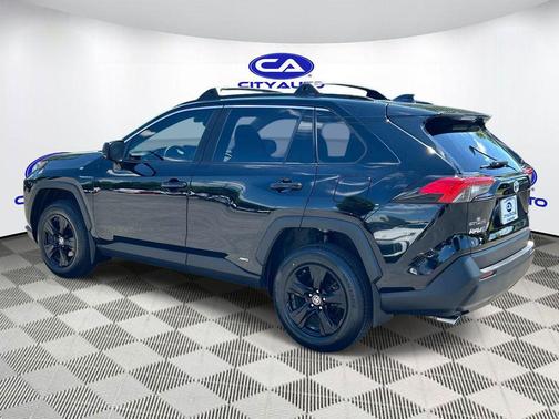 Midnight Black Metallic 2022 Toyota RAV4 Hybrid LE
