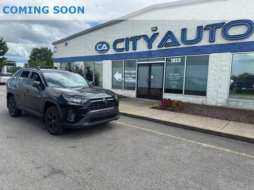 Midnight Black Metallic 2022 Toyota RAV4 Hybrid LE