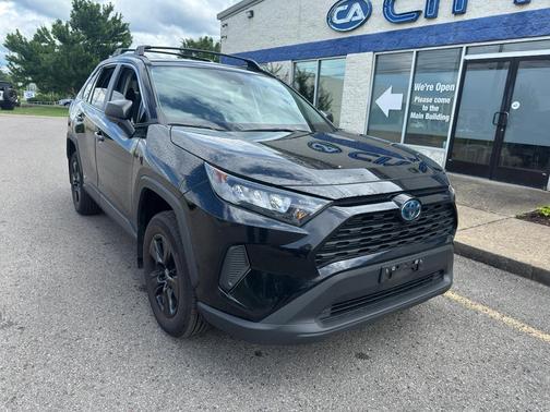 Midnight Black Metallic 2022 Toyota RAV4 Hybrid LE
