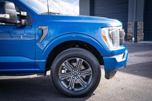 Blue 2023 Ford F-150 Lariat