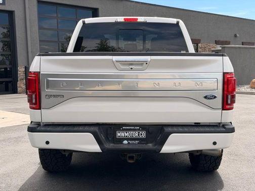 White Platinum Tri-Coat Metallic 2017 Ford F-150 Platinum
