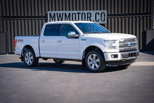 White 2017 Ford F-150 Platinum