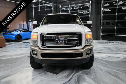 Oxford White 2012 Ford F-250 Lariat
