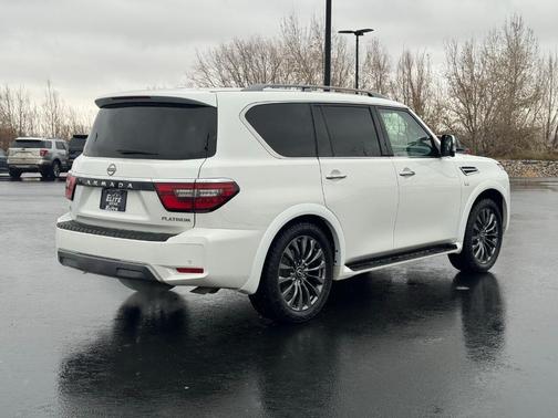 Aspen White TriCoat Pearl 2022 Nissan Armada Platinum