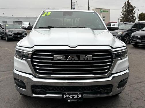 Bright White Clearcoat 2025 RAM 1500 Laramie
